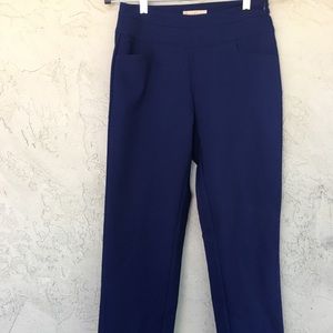 High waisted zip side trousers
